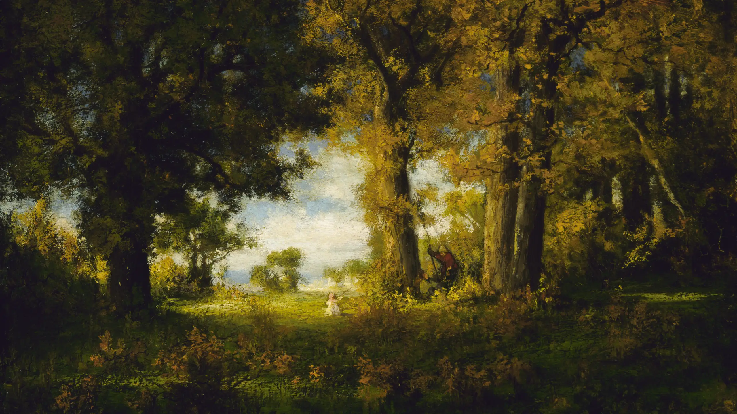 painting titled October by Robert C. Minor