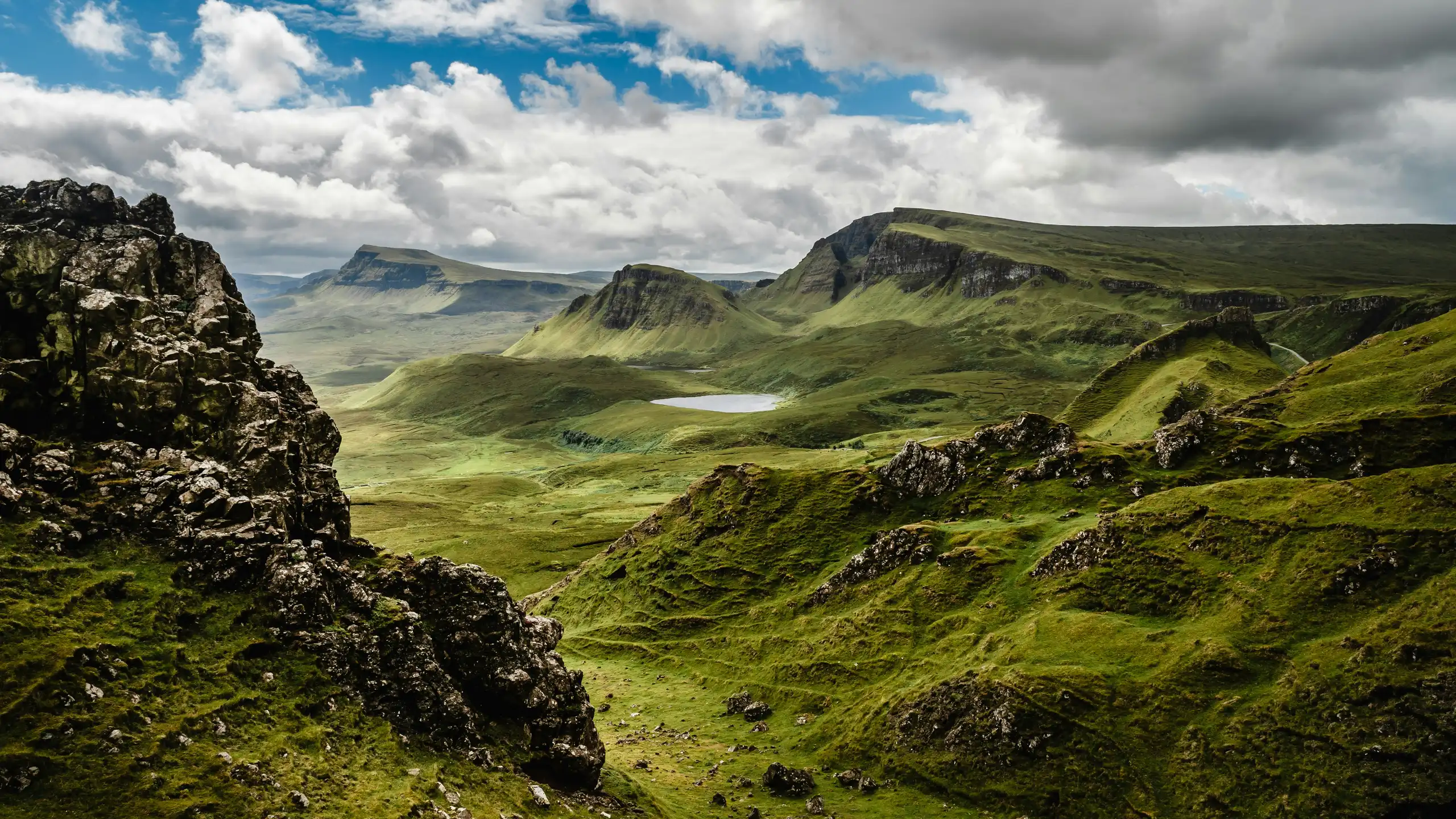 dramatic landscape on Isle of Skye