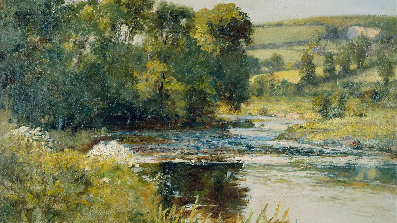 Landscape painting by Edward Mitchell Bannister