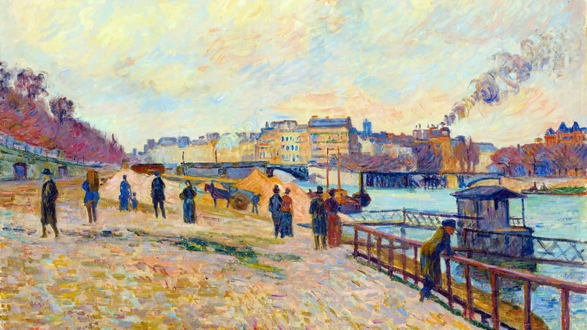 Armand Guillaumin, Quai Saint-Bernard, Paris, 1888