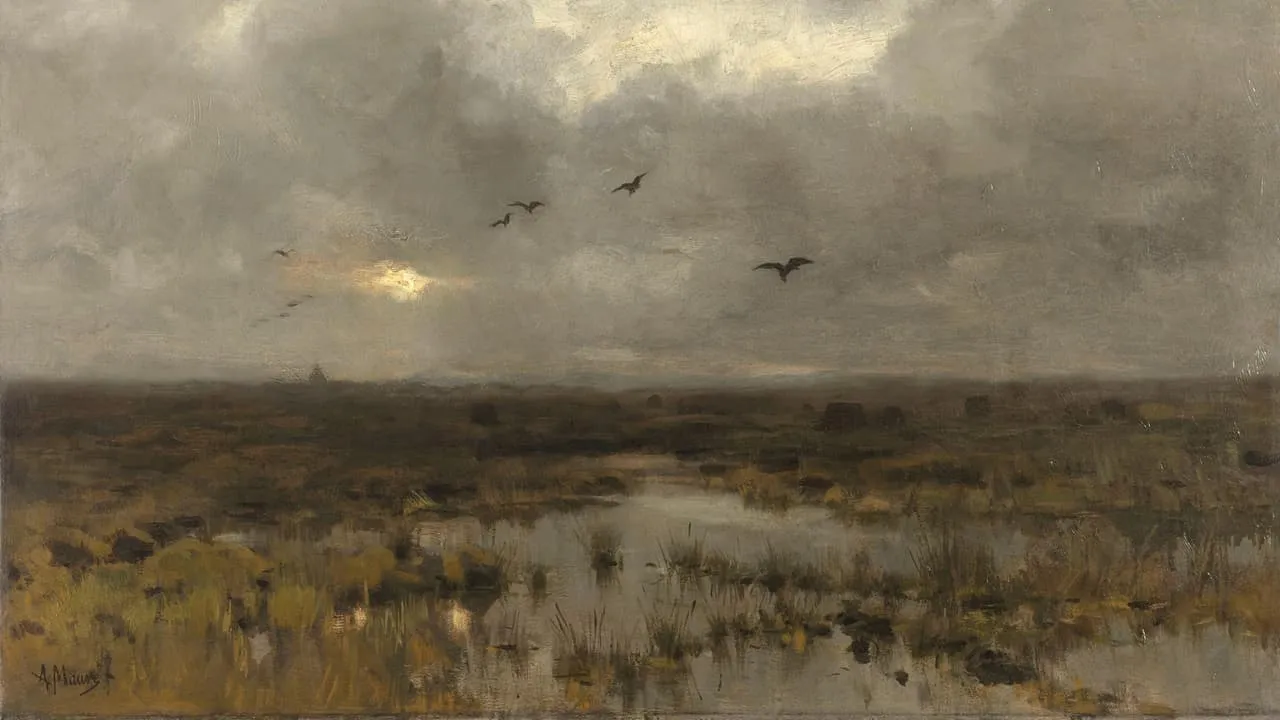 Anton Mauve, The Marsh, c. 1885–1888