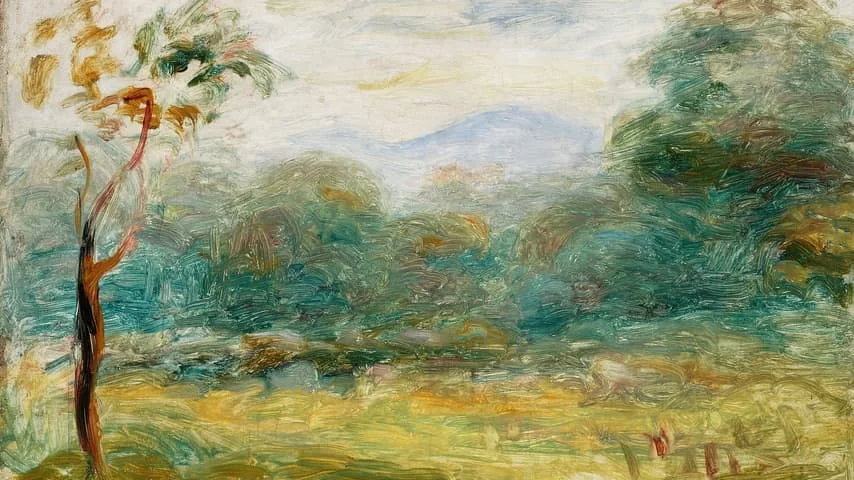 Pierre-Auguste Renoir, Landscape from the south of France (Cagnes-sur-Mer), 1911