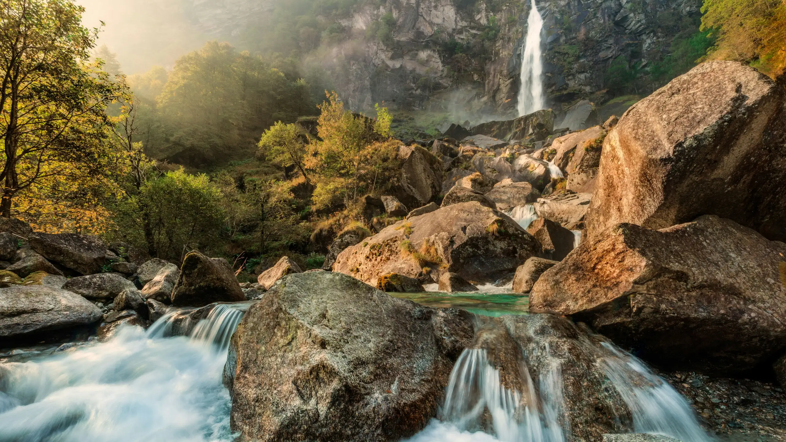 long exposure photo of a waterfall