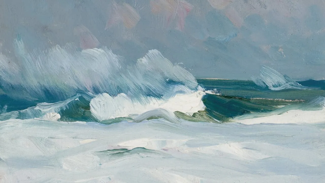 Charles Herbert Woodbury, The Sea